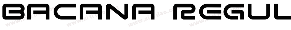 Bacana Regular字体转换